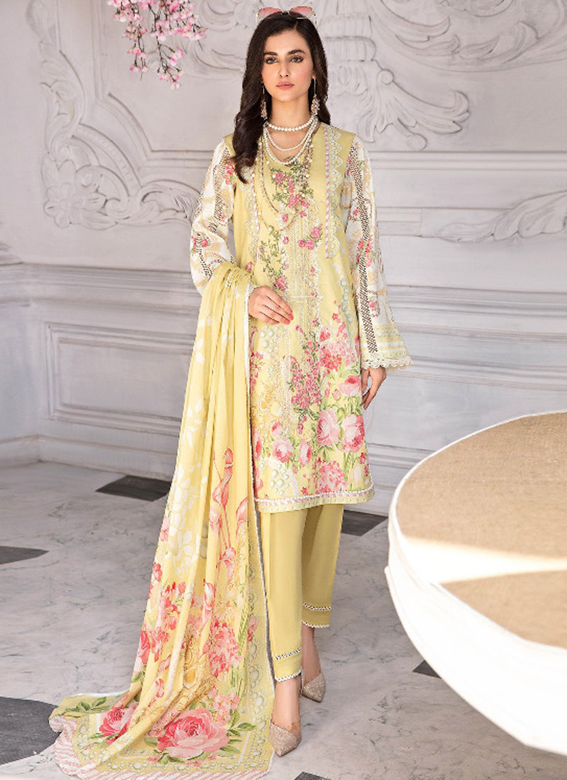 Shraddha Designer Marjjan Lawn Cotton Pakistani Suits Collection Catalog